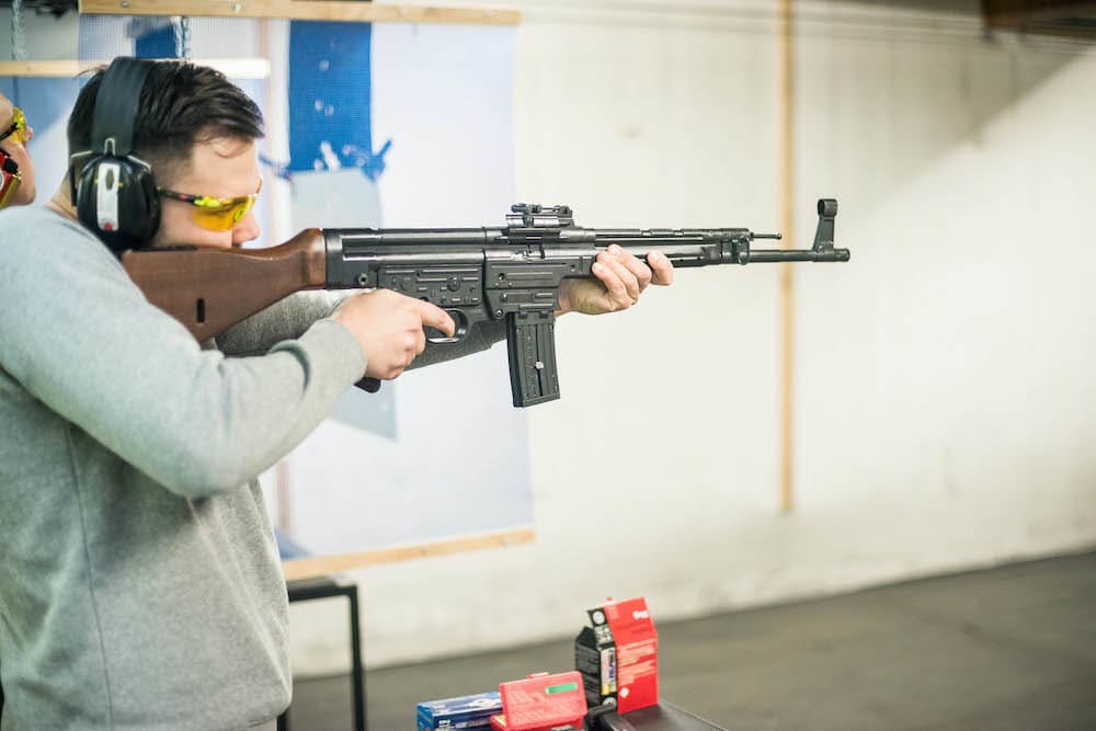 Photos of supervised PAA Shooting Academy shooting – not a claim that every frame was taken at the Berlin Wannsee date. (6)